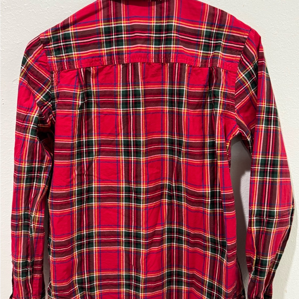 The Children's Place Red Plaid Button Down Shirt